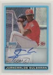 Juancarlos Sulbaran [Refractor Autograph] #BCP106 Baseball Cards 2009 Bowman Chrome Prospects Prices