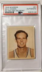 Dick O'Keefe [No Red Overprint Back] #61 Basketball Cards 1948 Bowman Prices