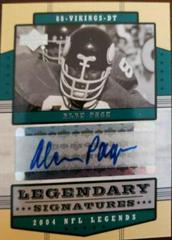 Alan Page #LS-AP Football Cards 2004 Upper Deck Legends Legendary Signatures Prices