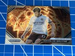 Kevin De Bruyne Soccer Cards 2023 Panini Prizm Premier League Fireworks Prices