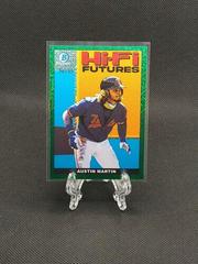 Austin Martin [Green Refractor Mega Box Mojo] #HIFI-10 Baseball Cards 2022 Bowman Hi Fi Futures Prices