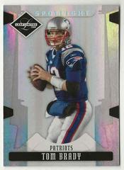 Tom Brady [Silver Spotlight] #59 Football Cards 2008 Leaf Limited Prices