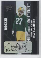 Will Blackmon [Longevity Autograph] Football Cards 2006 Leaf Rookies & Stars Prices