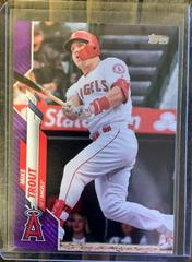 Mike Trout [Purple] Baseball Cards 2020 Topps Prices