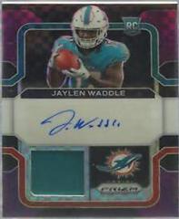 Jaylen Waddle [Purple Power] #RPA-JW Football Cards 2021 Panini Prizm Rookie Patch Autographs Prices