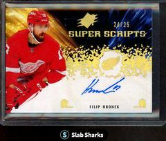 Filip Hronek [Gold] Hockey Cards 2021 SPx Signatures Prices