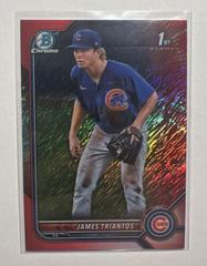 James Triantos [X Red] #BCP-208 Baseball Cards 2022 Bowman Chrome Prospects Prices