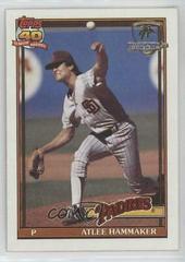 Atlee Hammaker #34 Baseball Cards 1991 Topps Desert Shield Prices