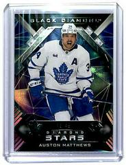 Auston Matthews [Purple] #BDS-AM Hockey Cards 2022 Upper Deck Black Diamond Stars Prices