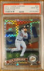 Nick Markakis [Xfractor] #22 Baseball Cards 2011 Topps Chrome Prices