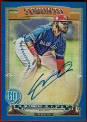 Vladimir Guerrero Jr [Blue] #VGJ Baseball Cards 2020 Topps Gypsy Queen Autographs Prices