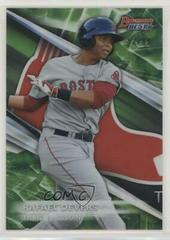 Rafael Devers [Green Refractor] #TP-11 Baseball Cards 2016 Bowman's Best Top Prospects Prices