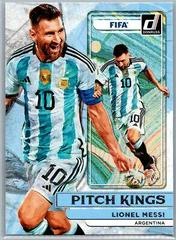 Lionel Messi [Silver] Soccer Cards 2022 Panini Donruss Pitch Kings Prices