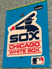 Sox “Team Logo Sticker” Baseball Cards 1985 Fleer Stickers Prices