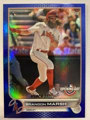 Brandon Marsh [Blue Foil] #132 Baseball Cards 2022 Topps Opening Day Prices