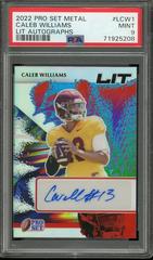 Caleb Williams #L-CW1 Football Cards 2022 Pro Set Metal Lit Autographs Prices