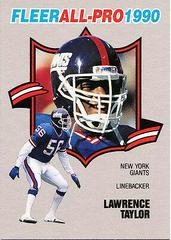 Lawrence Taylor #14 Football Cards 1990 Fleer All Pro Prices