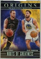 Stephen Curry / Klay Thompson [Gold] #5 Basketball Cards 2023 Panini Origins Roots of Greatness Prices