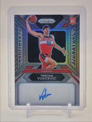 Tristan Vukcevic [Silver Prizm] #2 Basketball Cards 2023 Panini Prizm Sensational Signature Prices