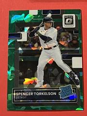 Spencer Torkelson [Green Ice] Baseball Cards 2022 Panini Donruss Optic Prices