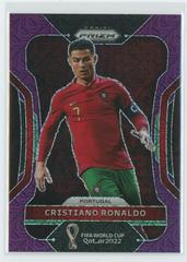Cristiano Ronaldo [Purple Mojo] Soccer Cards 2022 Panini Prizm World Cup Prices