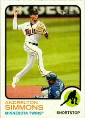 Andrelton Simmons #12 Baseball Cards 2022 Topps Heritage Prices