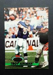Troy Aikman [First Day Issue] #50 Football Cards 1993 Stadium Club Prices