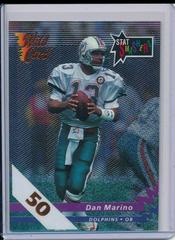 Dan Marino [50 Stripe] #SS-10 Football Cards 1992 Wild Card Stat Smashers Prices