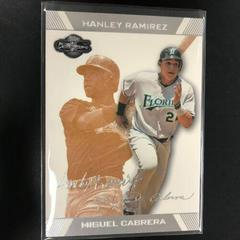 Hanley Ramirez, Miguel Cabrera [Bronze] #53 Baseball Cards 2007 Topps CO Signers Prices