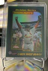 Will Clark #325 Baseball Cards 2001 Topps Chrome Prices