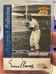 Ernie Banks Baseball Cards 1999 Sports Illustrated Greats of the Game Autographs Prices