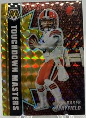 Baker Mayfield [Reactive Yellow] Football Cards 2021 Panini Mosaic Touchdown Masters Prices