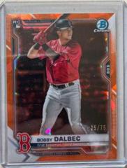 Bobby Dalbec [Orange] Baseball Cards 2021 Bowman Chrome Sapphire Prices