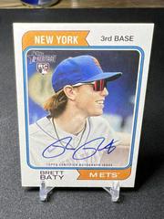 Brett Baty Baseball Cards 2023 Topps Heritage Real One Autographs Prices