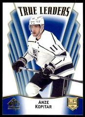 Anze Kopitar [Blue] Hockey Cards 2021 SP Authentic True Leaders Prices