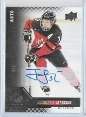 Jocelyne Larocque [Black Signature] Hockey Cards 2022 Upper Deck Team Canada Juniors Prices