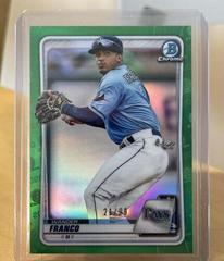 Wander Franco [Green Refractor] #BCP-163 Baseball Cards 2020 Bowman Chrome Prospects Prices