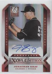 Jonathan Gray [Aspiration Die Cut Signature] #103 Baseball Cards 2013 Panini Elite Extra Edition Prices