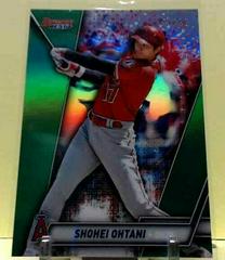 Shohei Ohtani [Green Refractor] #33 Baseball Cards 2019 Bowman's Best Prices