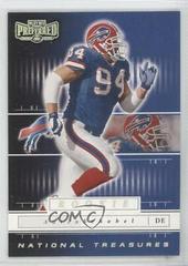 Aaron Schobel [National Treasures Silver] #170 Football Cards 2001 Playoff Preferred Prices