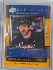 Alex Ovechkin [Gold Rainbow] #HR-14 Hockey Cards 2023 Upper Deck Honor Roll Prices