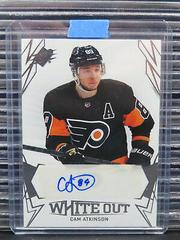 Cam Atkinson Hockey Cards 2022 SPx White Out Autographs Prices