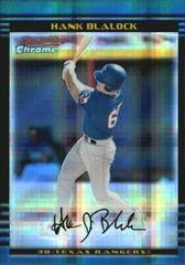 Hank Blalock Baseball Cards 2002 Bowman Chrome Prices