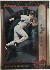 Craig Biggio #251 Baseball Cards 1999 Bowman International Prices