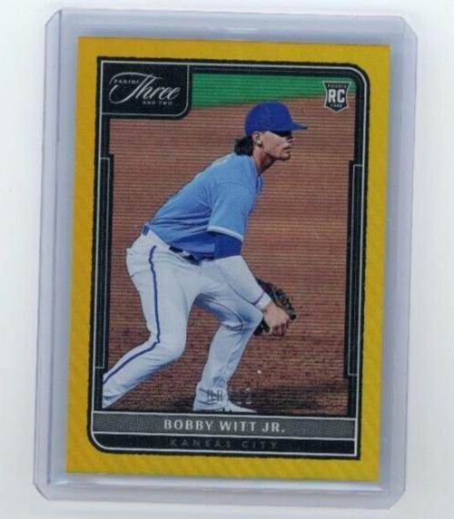Bobby Witt Jr. [Holo Gold] 116 Prices 2022 Panini Three and Two