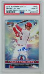 Shohei Ohtani [Autograph] #PP-SO Baseball Cards 2018 Bowman's Best Power Producers Prices