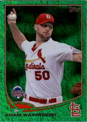 Adam Wainwright [Emerald] #US93 Baseball Cards 2013 Topps Update Prices