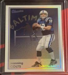 Peyton Manning Football Cards 2022 Panini Classics Team Colors Throwback Edition Prices