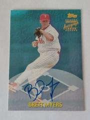 Brett Myers [Certified Autograph] #TTA25 Baseball Cards 2000 Topps Traded Prices