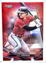 Alek Thomas [Red] #22 Baseball Cards 2022 Bowman's Best Prices
